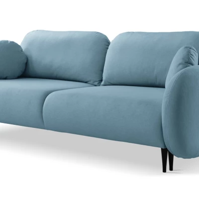 MORDEN Zweisitzer-Sofa mit Stauraum - blau
