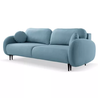 MORDEN Zweisitzer-Sofa mit Stauraum - blau
