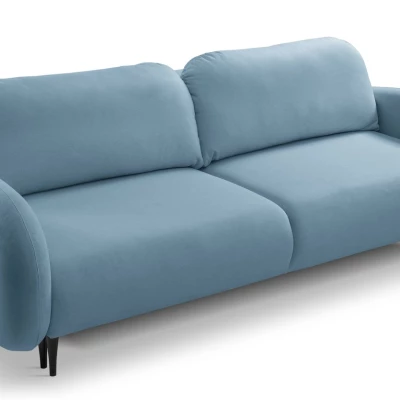 MORDEN Zweisitzer-Sofa mit Stauraum - blau