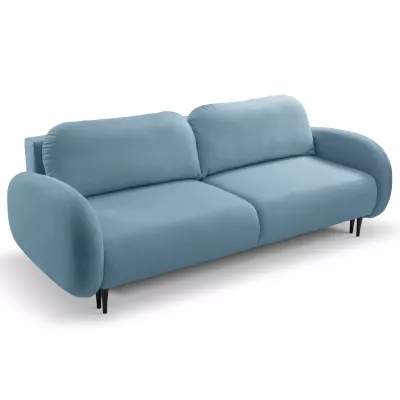 MORDEN Zweisitzer-Sofa mit Stauraum - blau