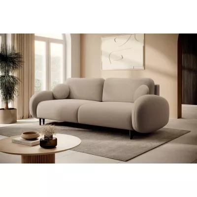MORDEN Zweisitzer-Sofa mit Stauraum – Dunkelbeige