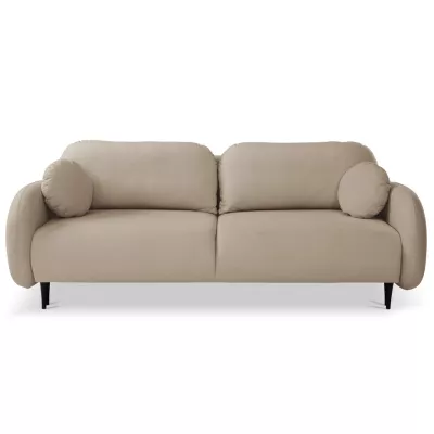 MORDEN Zweisitzer-Sofa mit Stauraum – Dunkelbeige