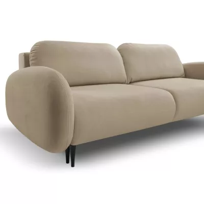 MORDEN Zweisitzer-Sofa mit Stauraum – Dunkelbeige