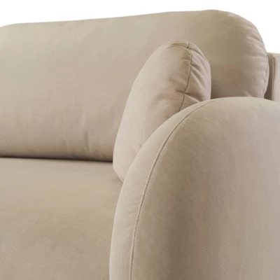 MORDEN Zweisitzer-Sofa mit Stauraum – Dunkelbeige