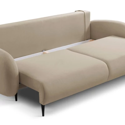 MORDEN Zweisitzer-Sofa mit Stauraum – Dunkelbeige