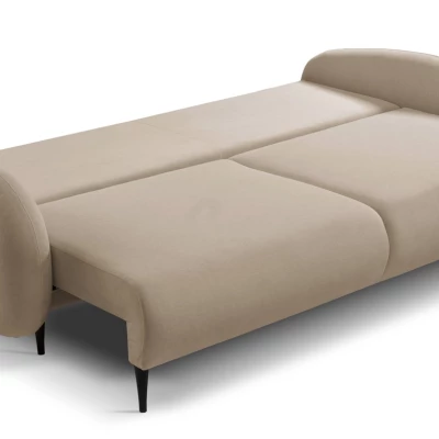 MORDEN Zweisitzer-Sofa mit Stauraum – Dunkelbeige