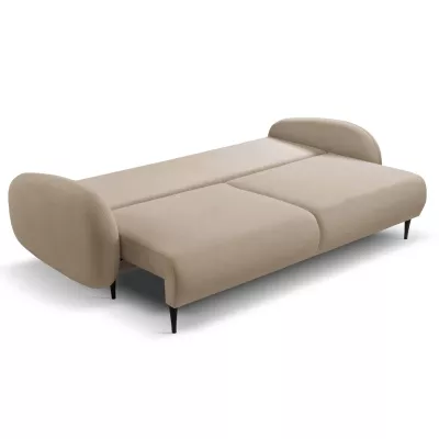 MORDEN Zweisitzer-Sofa mit Stauraum – Dunkelbeige