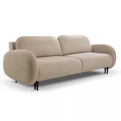 MORDEN Zweisitzer-Sofa mit Stauraum – Dunkelbeige