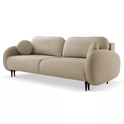 MORDEN Zweisitzer-Sofa mit Stauraum – Dunkelbeige