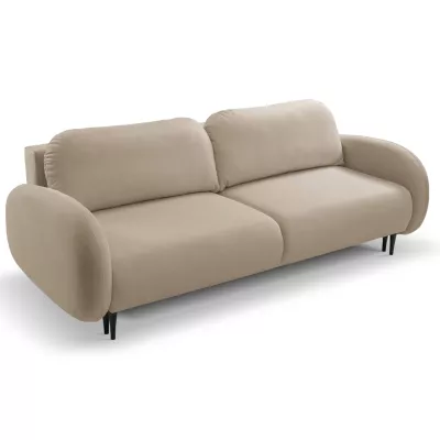 MORDEN Zweisitzer-Sofa mit Stauraum – Dunkelbeige