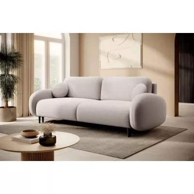 MORDEN Zweisitzer-Schlafsofa mit Stauraum - hellbeige 2