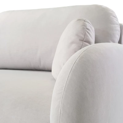 MORDEN Zweisitzer-Schlafsofa mit Stauraum - hellbeige 2
