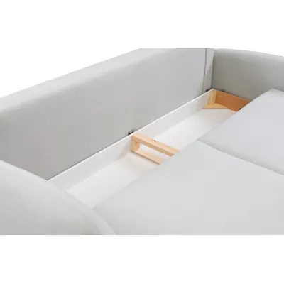 MORDEN Zweisitzer-Schlafsofa mit Stauraum - hellbeige 2