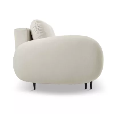 MORDEN Zweisitzer-Schlafsofa mit Stauraum - hellbeige 1