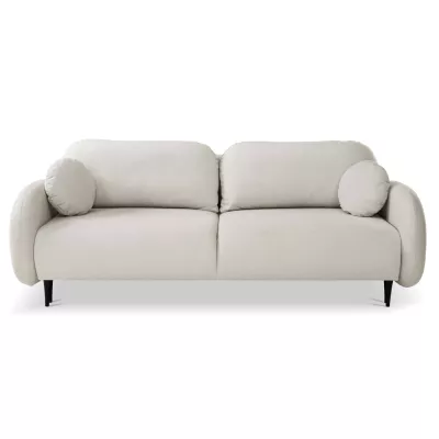 MORDEN Zweisitzer-Schlafsofa mit Stauraum - hellbeige 1