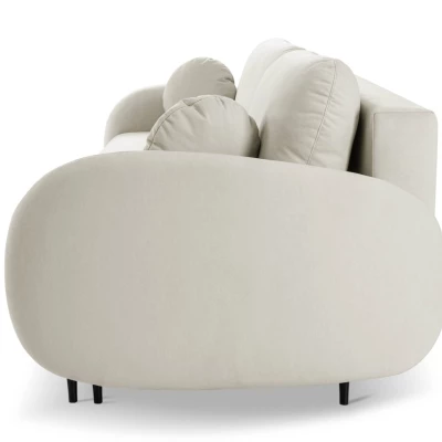 MORDEN Zweisitzer-Schlafsofa mit Stauraum - hellbeige 1