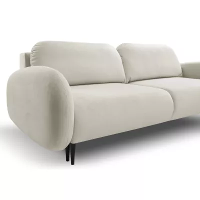 MORDEN Zweisitzer-Schlafsofa mit Stauraum - hellbeige 1