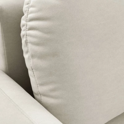 MORDEN Zweisitzer-Schlafsofa mit Stauraum - hellbeige 1