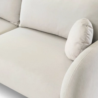 MORDEN Zweisitzer-Schlafsofa mit Stauraum - hellbeige 1
