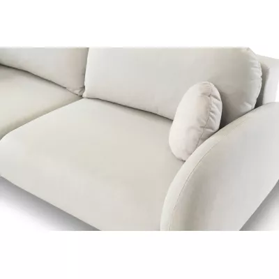 MORDEN Zweisitzer-Schlafsofa mit Stauraum - hellbeige 1