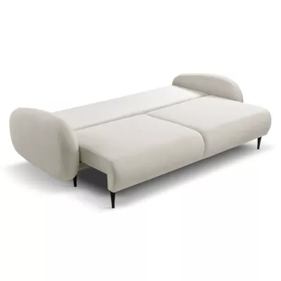 MORDEN Zweisitzer-Schlafsofa mit Stauraum - hellbeige 1