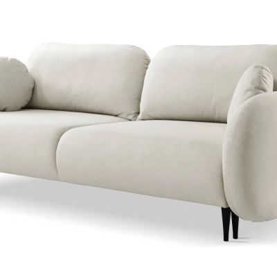 MORDEN Zweisitzer-Schlafsofa mit Stauraum - hellbeige 1