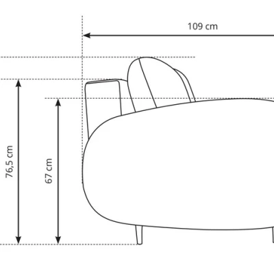 MORDEN Zweisitzer-Sofa mit Stauraum – Dunkelbeige