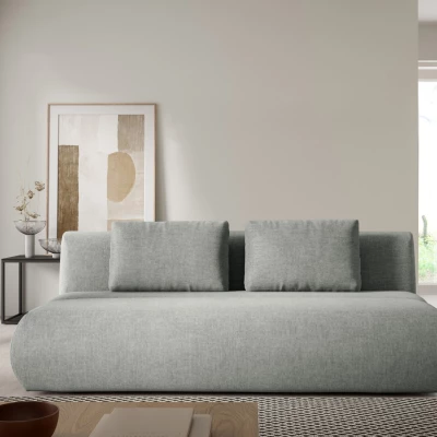 OSHAWA Zweisitzer-Schlafsofa – Stahlgrau