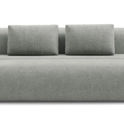 OSHAWA Zweisitzer-Schlafsofa – Stahlgrau