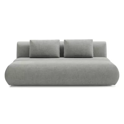 OSHAWA Zweisitzer-Schlafsofa – Stahlgrau