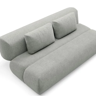 OSHAWA Zweisitzer-Schlafsofa – Stahlgrau