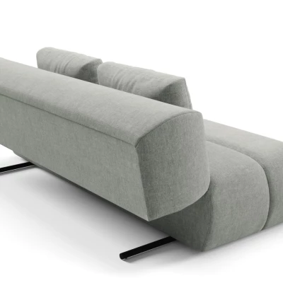 OSHAWA Zweisitzer-Schlafsofa – Stahlgrau