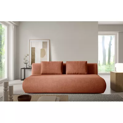 OSHAWA Zweisitzer-Schlafsofa – Terrakotta