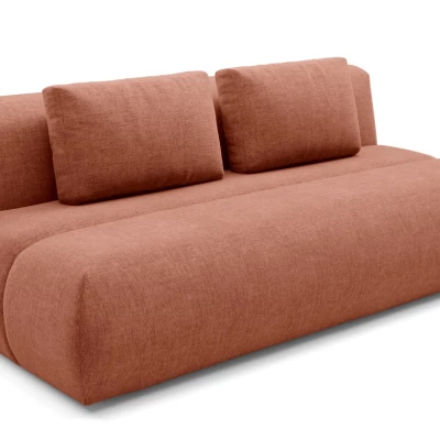 OSHAWA Zweisitzer-Schlafsofa – Terrakotta