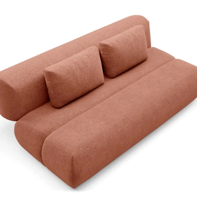 OSHAWA Zweisitzer-Schlafsofa – Terrakotta