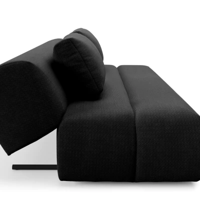 OSHAWA Zweisitzer-Schlafsofa – schwarz