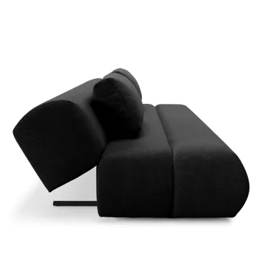 OSHAWA Zweisitzer-Schlafsofa – schwarz