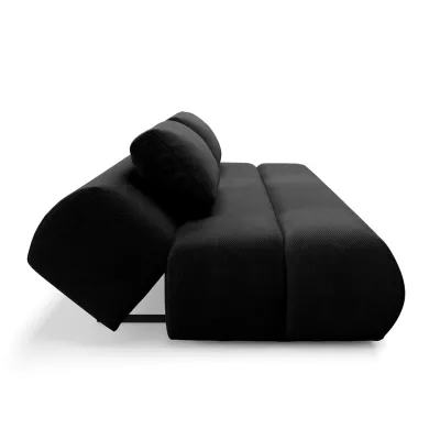 OSHAWA Zweisitzer-Schlafsofa – schwarz