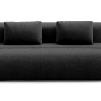 OSHAWA Zweisitzer-Schlafsofa – schwarz
