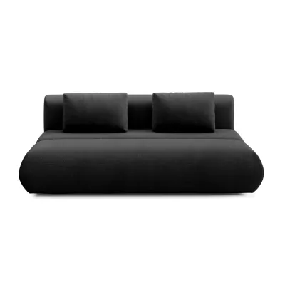OSHAWA Zweisitzer-Schlafsofa – schwarz