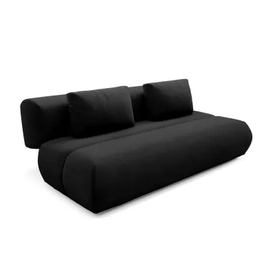 OSHAWA Zweisitzer-Schlafsofa – schwarz