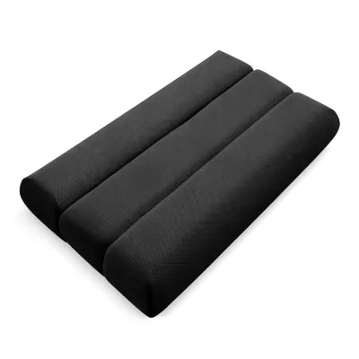 OSHAWA Zweisitzer-Schlafsofa – schwarz