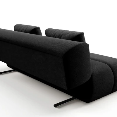 OSHAWA Zweisitzer-Schlafsofa – schwarz