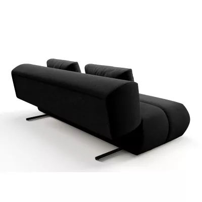 OSHAWA Zweisitzer-Schlafsofa – schwarz
