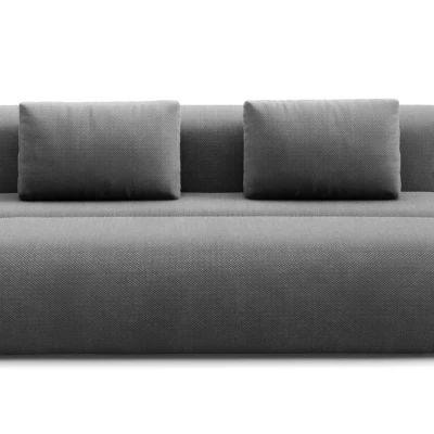 OSHAWA Zweisitzer-Schlafsofa – Dunkelasche