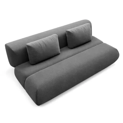 OSHAWA Zweisitzer-Schlafsofa – Dunkelasche