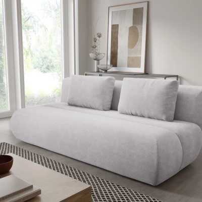 OSHAWA Zweisitzer-Schlafsofa – hellgrau