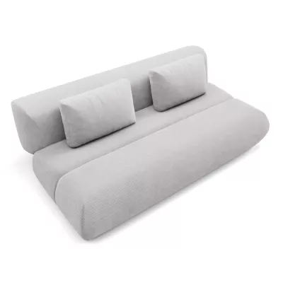 OSHAWA Zweisitzer-Schlafsofa – hellgrau