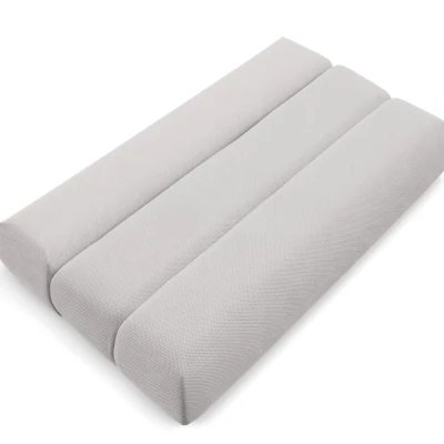 OSHAWA Zweisitzer-Schlafsofa – hellgrau
