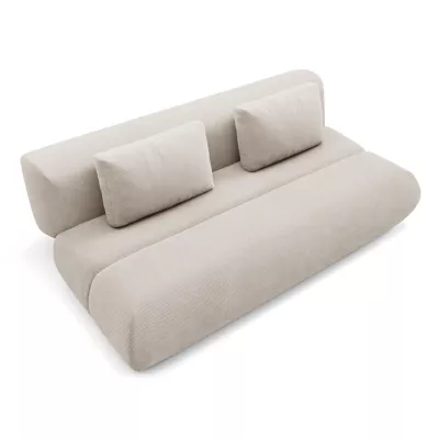 OSHAWA Zweisitzer-Schlafsofa - beige 1